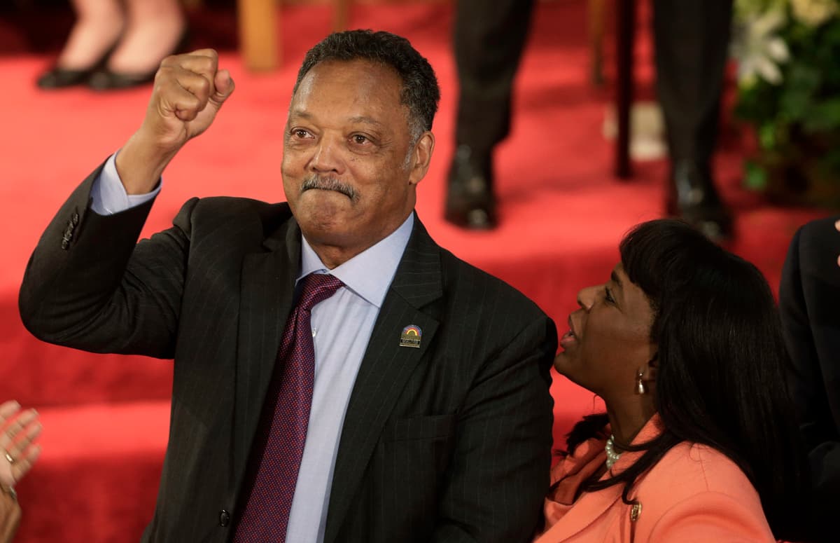 AP/Dave Martin Reverend Jesse Jackson at the 16th Street Baptist Church, Birmingham, Alabama, September 15, 2013.