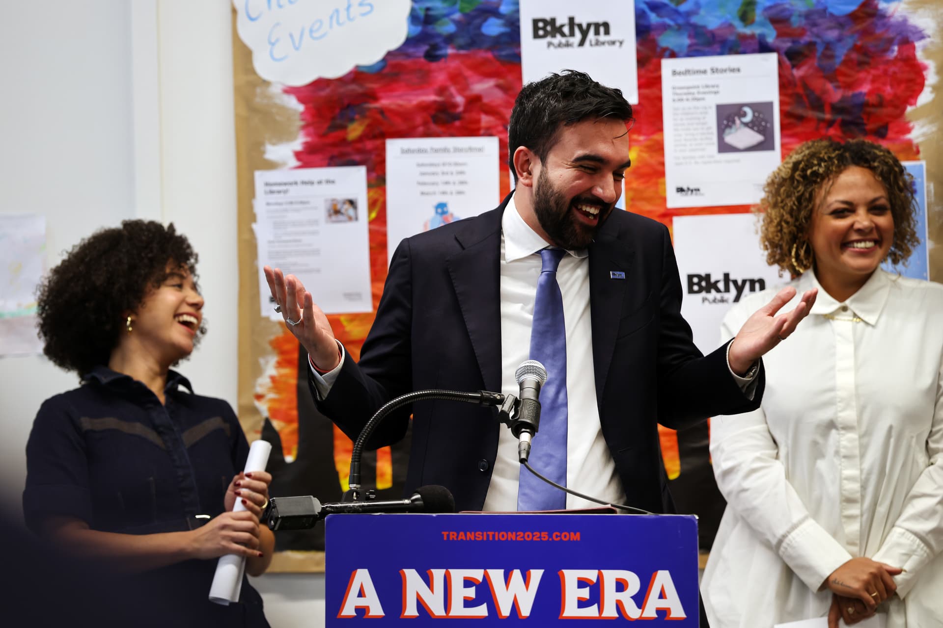 Spencer Platt/Getty Images Mayor Zohran Mamdani on December 17, 2025 at Brooklyn.