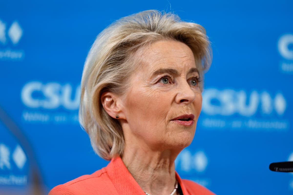 Johannes Simon/Getty Images The president of the European Commission, Ursula von der Leyen, attends a press conference at the 62nd Munich Security Conference2026 in Munich, Germany, on February 13, 2026.