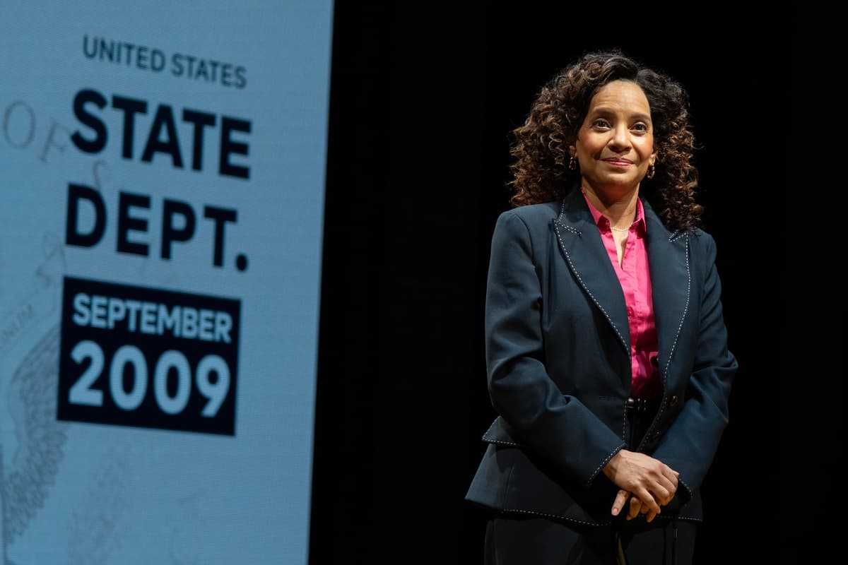 Joan Marcus Zabryna Guevara as Julissa Reynoso in 'Public Charge' at the Public Theater.