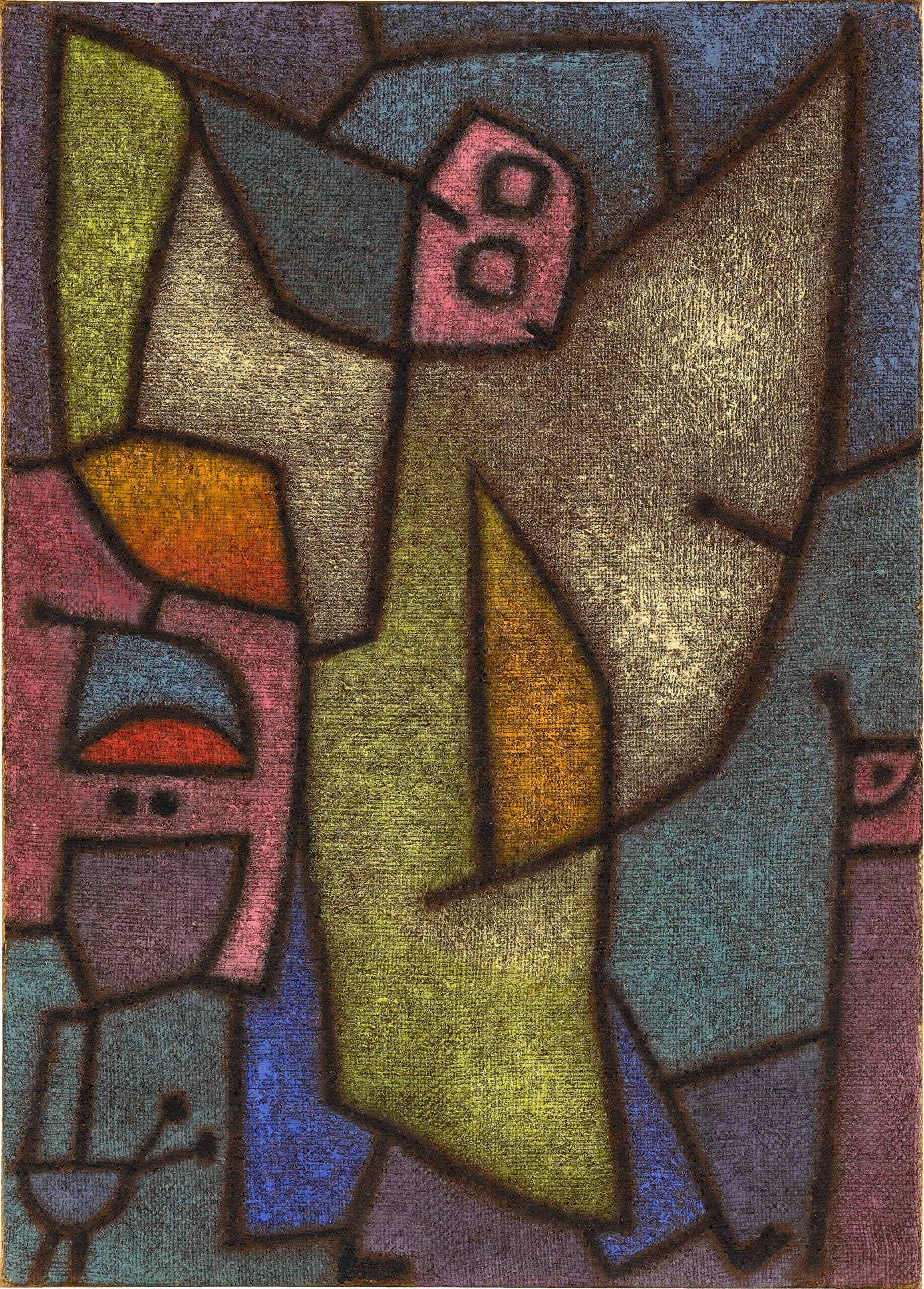 Courtesy of the Jewish Museum 'Angelus Militans,' by Paul Klee, 1940.