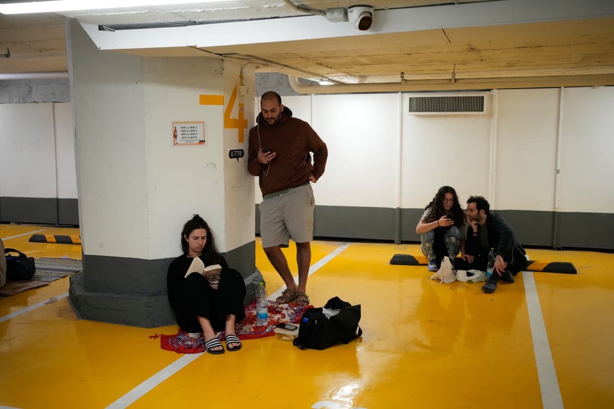 AP/Ohad Zwigenberg There's a new push to turn safe rooms and bomb shelters into impromptu matchmaking events.