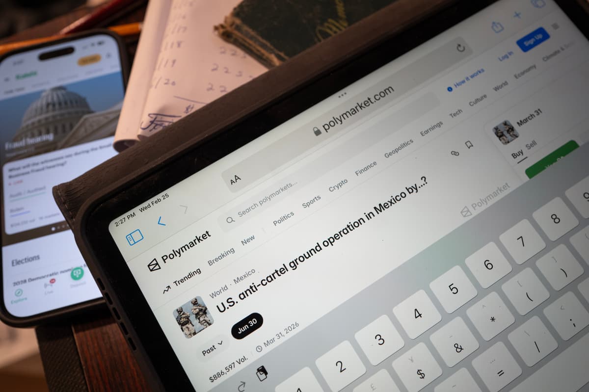 Scott Olson/Getty Images Online prediction market platforms, such as Polymarket and Kalshi, allow people to place bets on wide-ranging subjects such as sports, finance, politics and currents events.