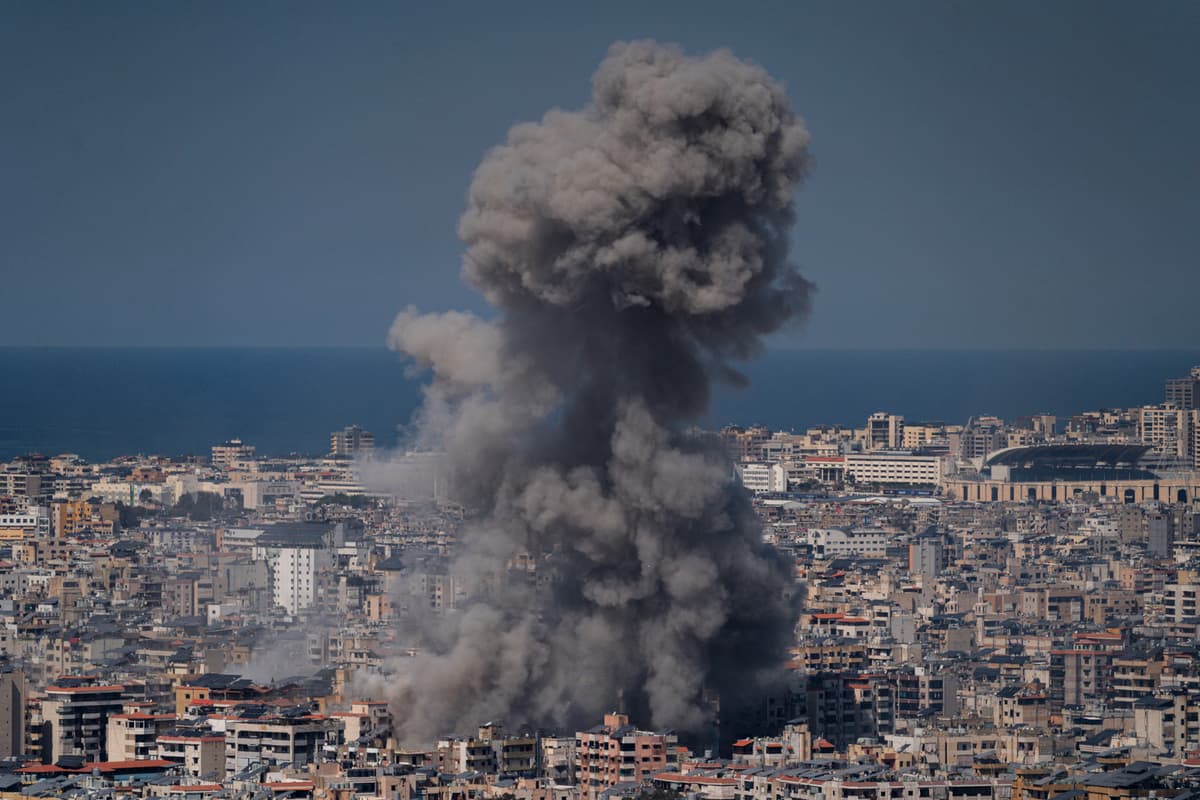 Adri Salido/Getty Images BEIRUT, LEBANON - MARCH 11: Smoke rises from a building hit in a bombing on March 11, 2026 in Beirut, Lebanon. Israel has continued its aerial and ground assault in Lebanon after Hezbollah, the Iran-backed militant group in Lebanon, launched missiles at Israel in what it said was retaliation for the joint U.S.-Israeli war on Iran.