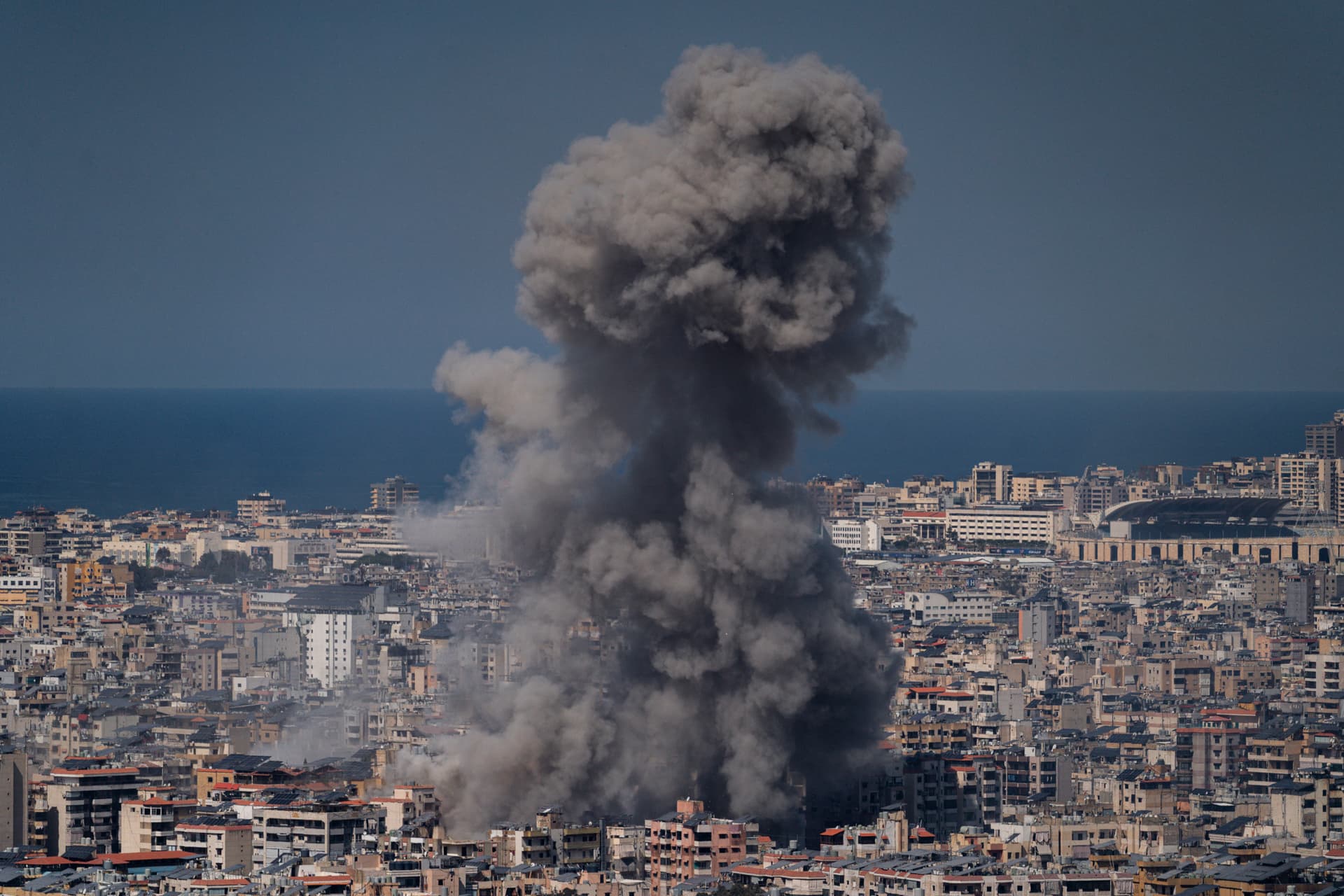 Adri Salido/Getty Images BEIRUT, LEBANON - MARCH 11: Smoke rises from a building hit in a bombing on March 11, 2026 in Beirut, Lebanon. Israel has continued its aerial and ground assault in Lebanon after Hezbollah, the Iran-backed militant group in Lebanon, launched missiles at Israel in what it said was retaliation for the joint U.S.-Israeli war on Iran.