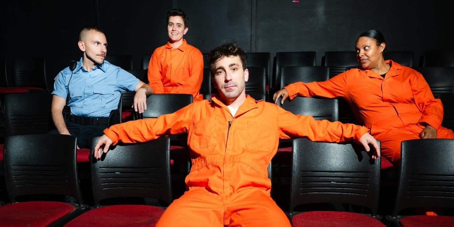 Broadway World The cast of 'Luigi: The Movie' when it was being performed in Edinburgh.