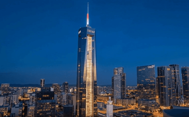 Via trumplibrary.org President Trump and his son Eric have officially unveiled the first renderings of his presidential library to be built at Miami, Florida.