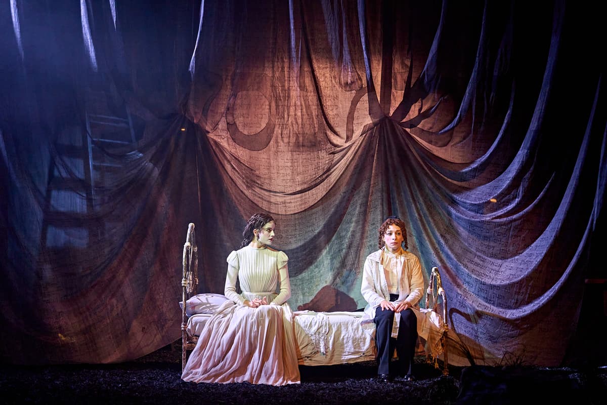 Manuel Harlan Genevieve Kingsford as Hodes and Amy Hack as Yentl in 'Yentl.'