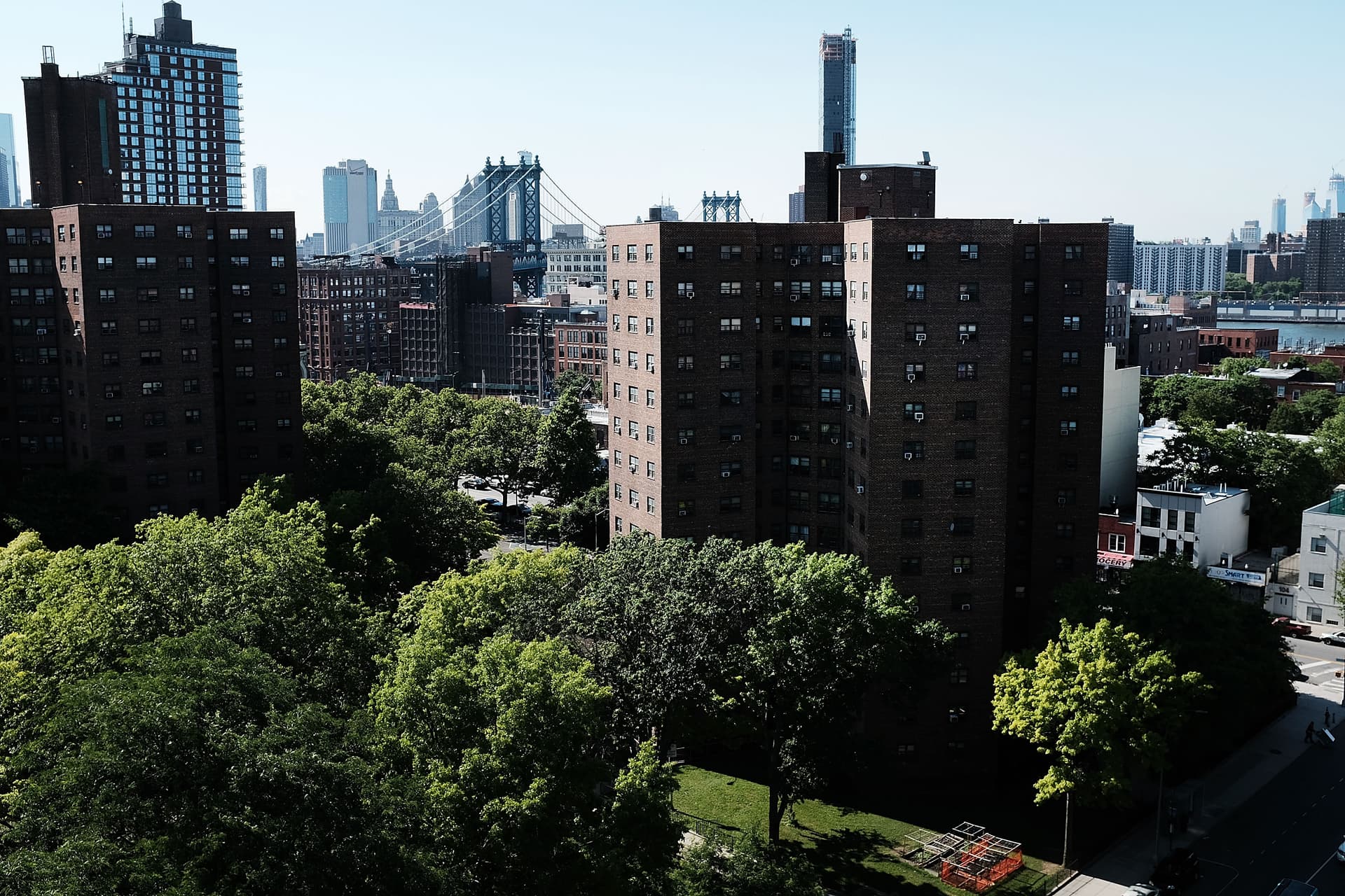 Spencer Platt/Getty Images Public housing in Brooklyn.