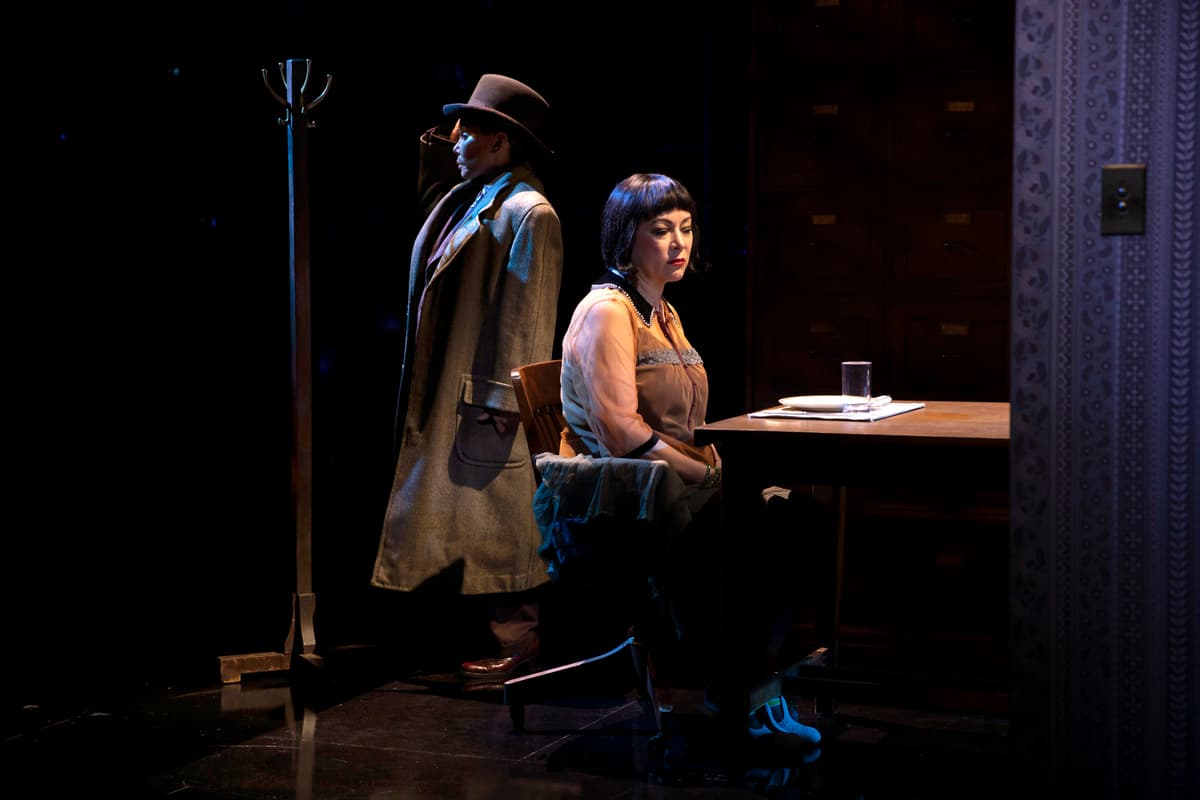 Monique Carboni Daphne-Rubin Vega and Jennifer Tilly in 'The Adding Machine.'
