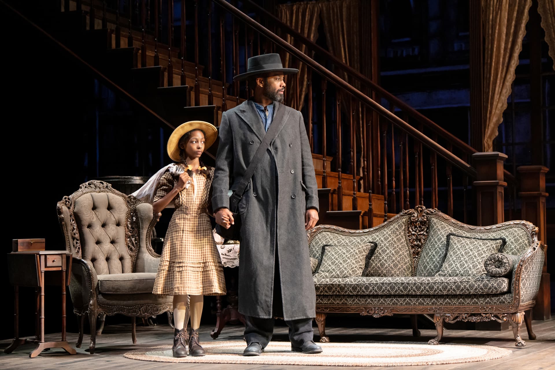 Savannah Commodore and Joshua Boone in 'Joe Turner's Come and Gone.'