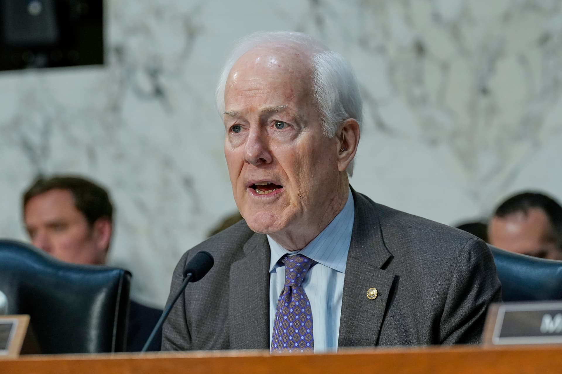 AP Photo/Jose Luis Magana Senator John Cornyn of Texas at the Senate Committee on Intelligence hearings on Capitol Hill, March 18, 2026.