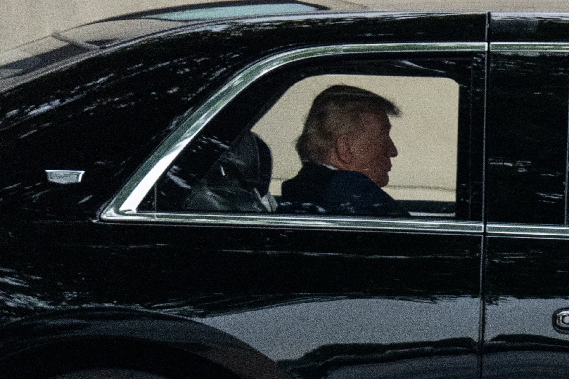 Alex Brandon/AP President Trump departs Walter Reed National Military Medical Center at Bethesda, Maryland, on May 26, 2026.