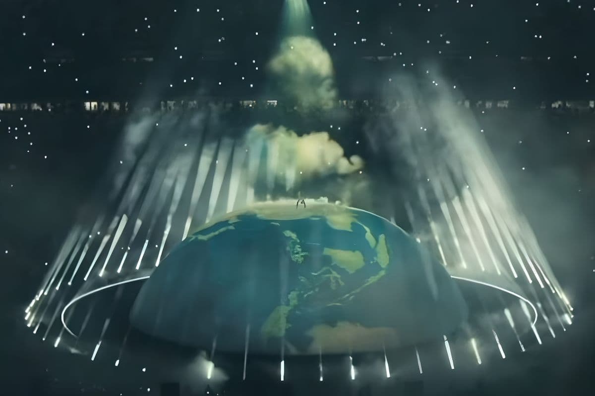 Kanye West via YouTube Kanye West livestreamed his first stadium show in Turkey, where he says he broke attendance records on May 30, 2026.