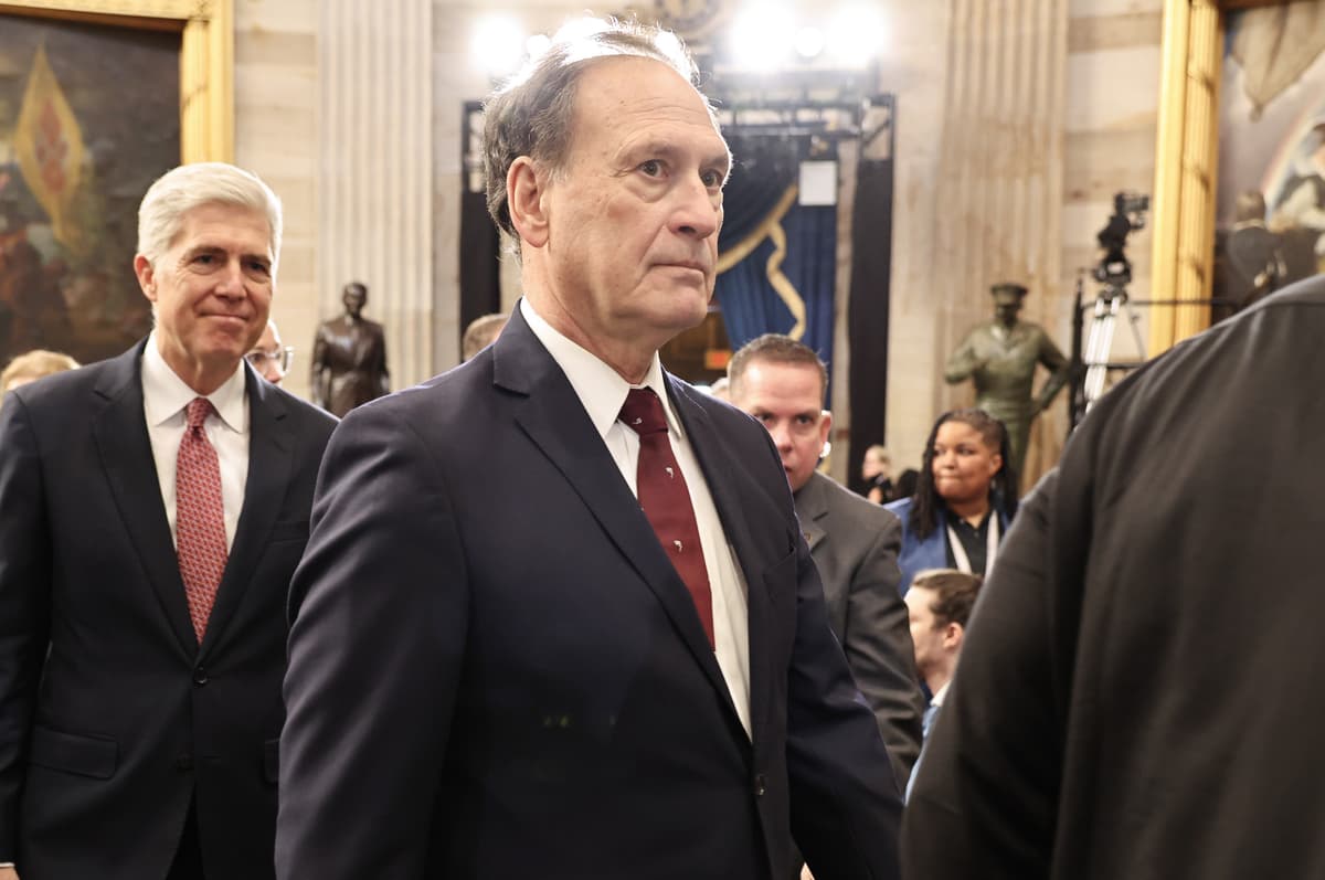 Chip Somodevilla/Getty Images Justice Samuel Alito attends inauguration ceremonies at the Capitol on January 20, 2025.
