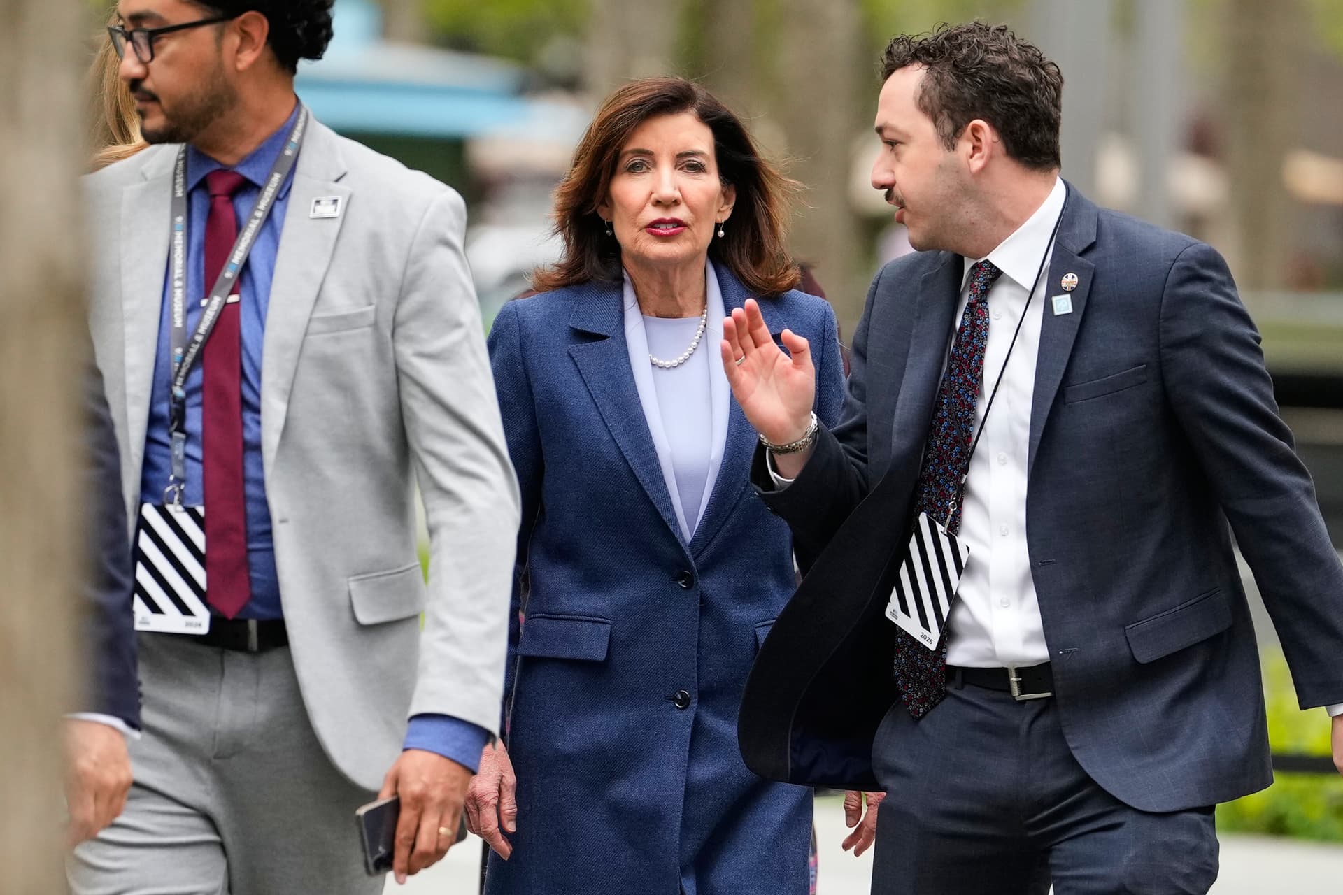 Yuki Iwamura - pool/Getty Images Governor Kathy Hochul on April 29, 2026.