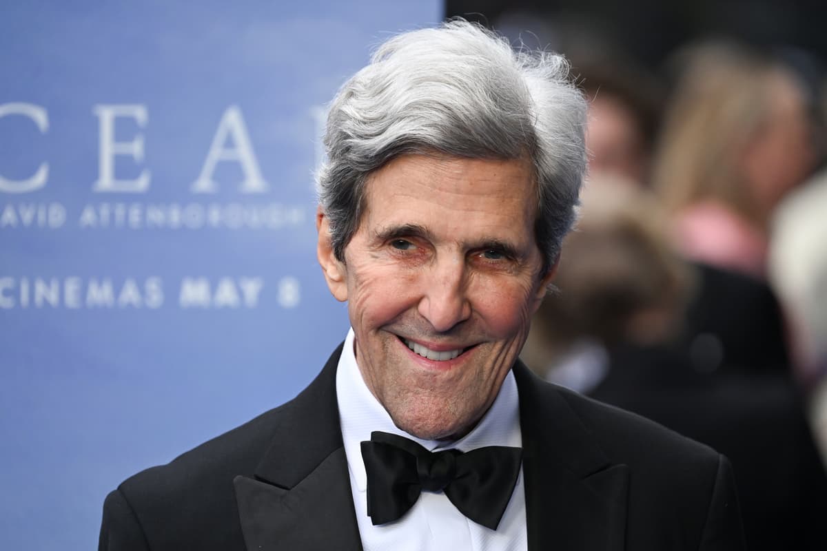 Stuart Wilson/Getty Images for National Geographic Secretary John Kerry at London on May 6, 2025.