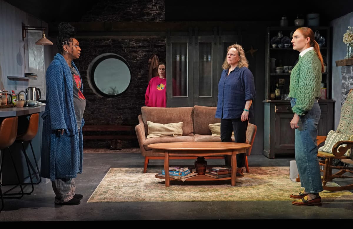 Carol Rosegg Alana Raquel Bowers, Donna Lynne Champlin, Maryann Plunkett, and Clare O'Malley in 'The Loved Ones.'