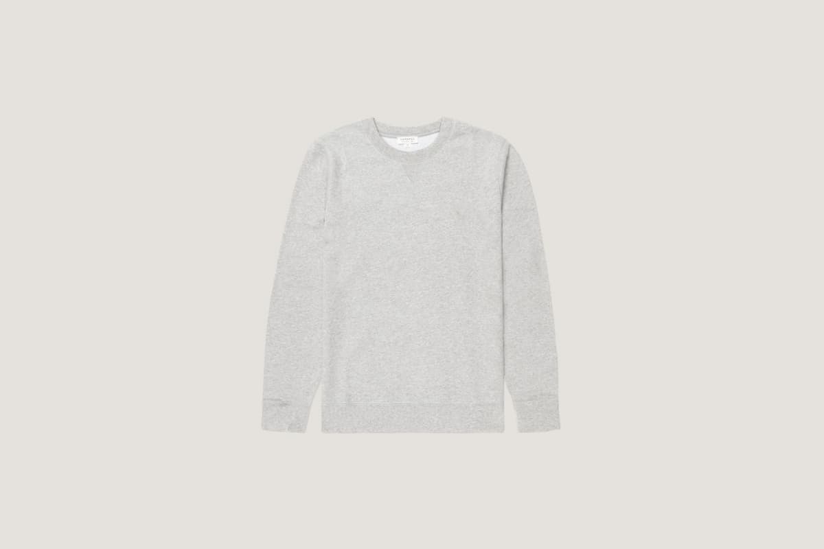 Courtesy of Sunspel Sunspel Loopback Sweatshirt.