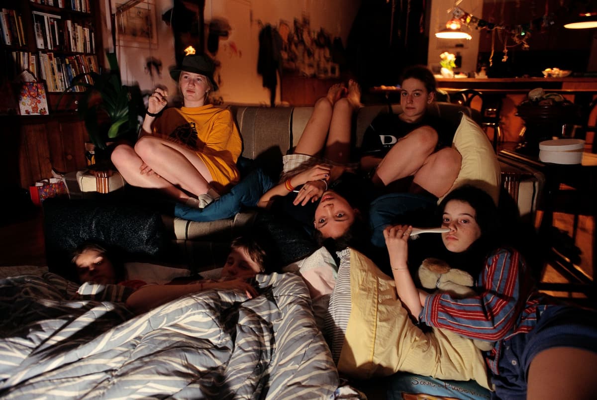 Mark Peterson/Corbis via Getty Images Parents are increasingly wary of sleepovers like the one shown here because of dangers including child sexual abuse.