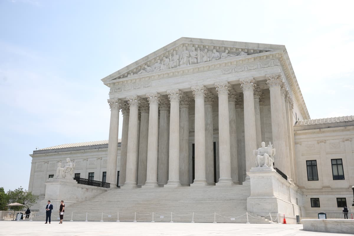 Kevin Dietsch/Getty Images The United States Supreme Court is seen at Washington, D.C., on June 11, 2026.