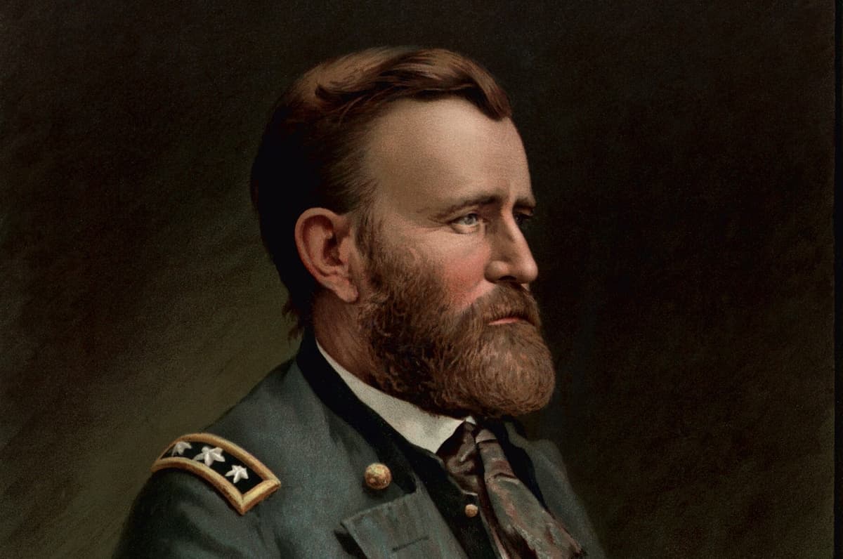 Via Wikimedia Commons General Ulysses S. Grant, in a detail of an engraving from 1885.