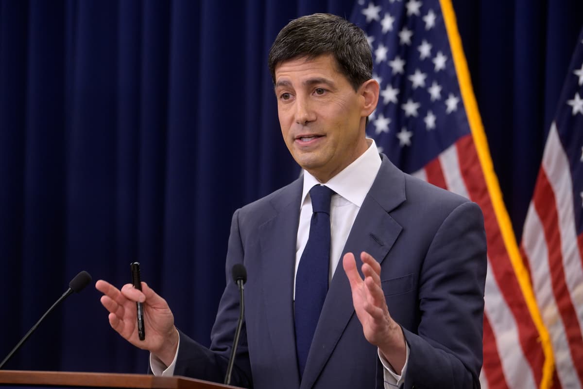 AP/Rod Lamkey, Jr. The Federal Reserve chairman, Kevin Warsh, during a news conference following the Federal Open Market Committee meeting on June 17, 2026.