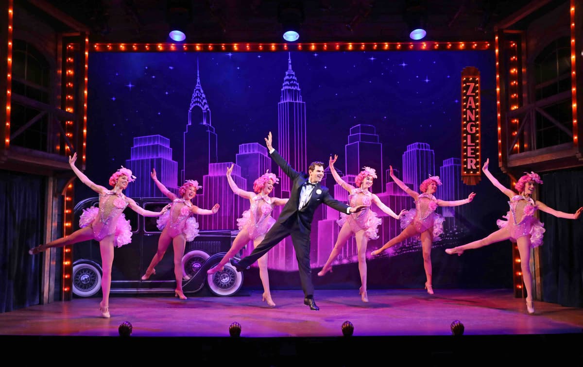 Diane Sobolewski Will Burton and the cast of 'Crazy For You.'