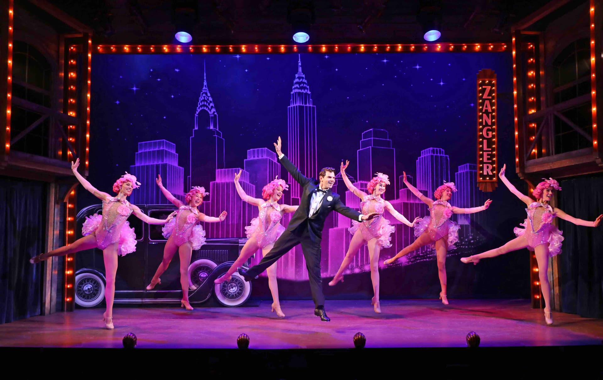Diane Sobolewski Will Burton and the cast of 'Crazy For You.'