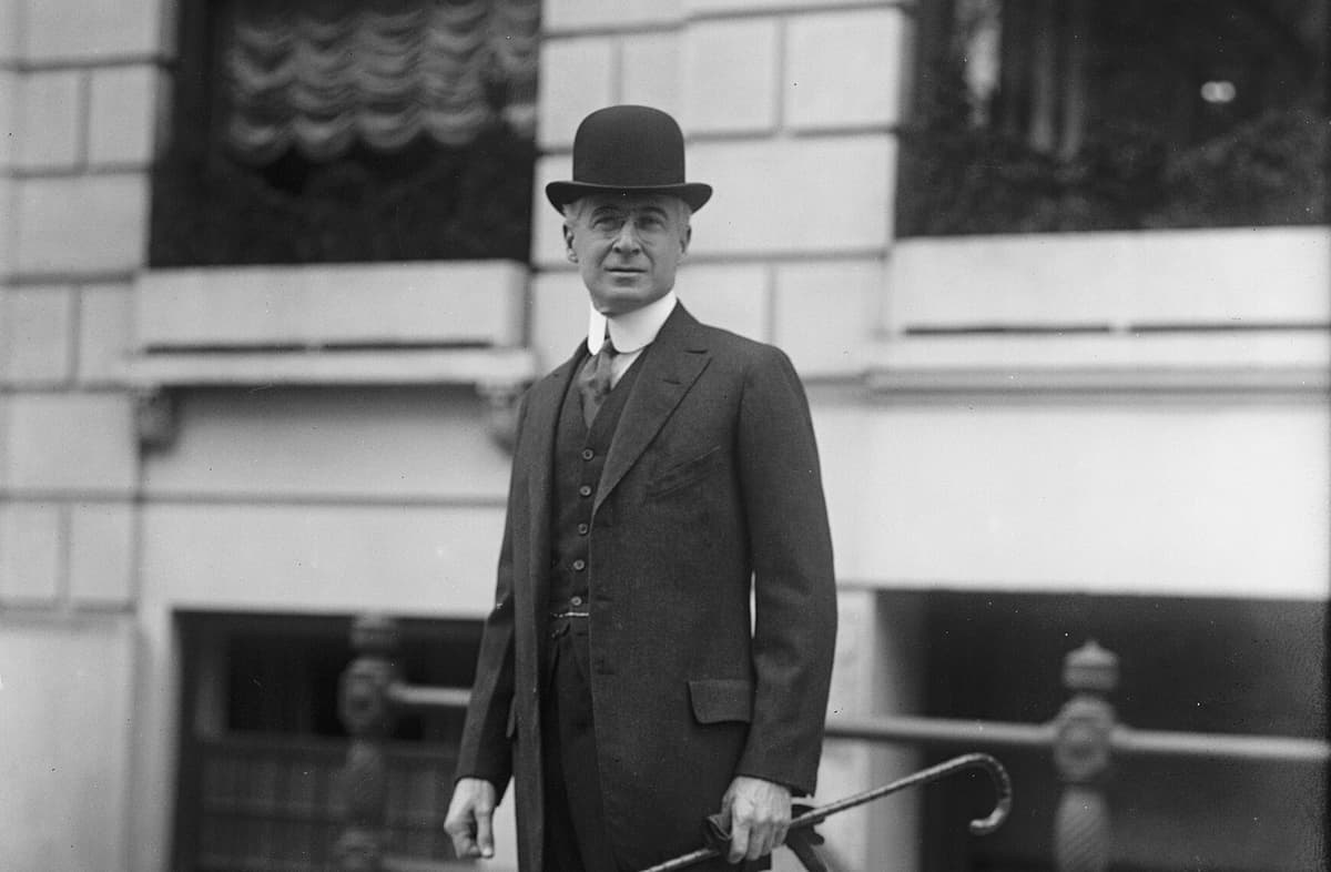 Via Wikimedia Commons The chairman of the World War I-era War Industries Board, Bernard Baruch.