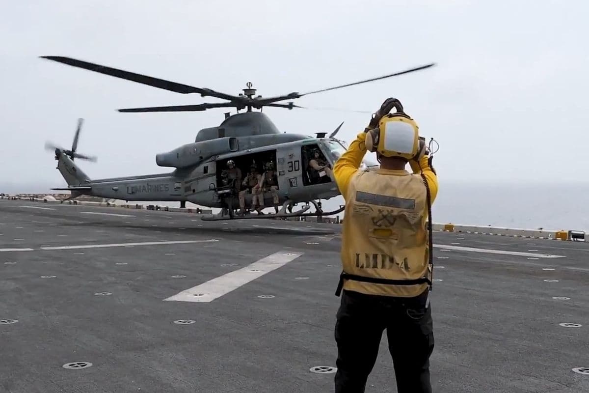 U.S. Central Command via X U.S. Central Command says its naval blockade against Iran remains in full effect. As of July 25, CENTCOM has redirected 12 commercial vessels trying to run the blockade, disabled two that didn't comply, and boarded two to ensure compliance.