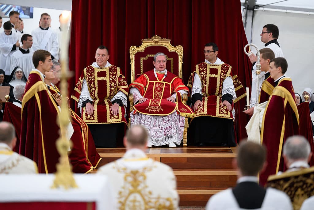 Harold Cunningham/Getty Images Catholic Bishop of the Society of Saint Pius X Alfonso de Galarreta on July 1, 2026 at Econe, Switzerland.