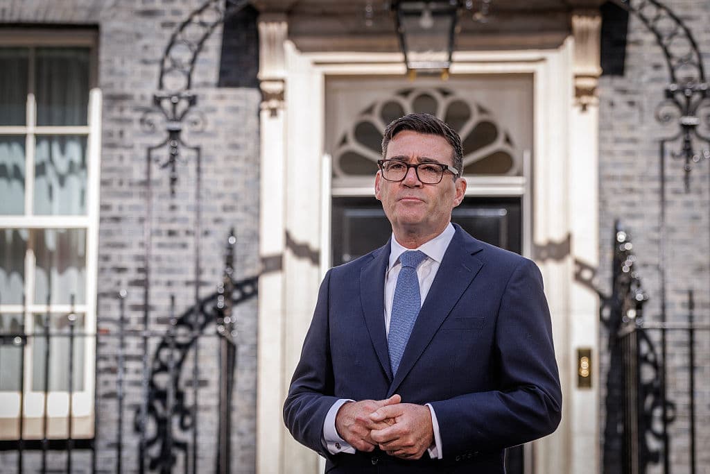 Dan Kitwood/Getty Images Prime Minister Andy Burnham on July 20, 2026 at London, England.