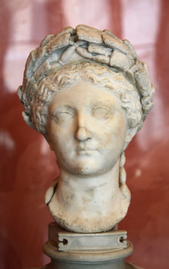 The Art Collector/Print Collector/Getty Images Portrait of Livia Drusilla from the second quarter of 1st century. From the collection of The Hermitage, St Petersburg.