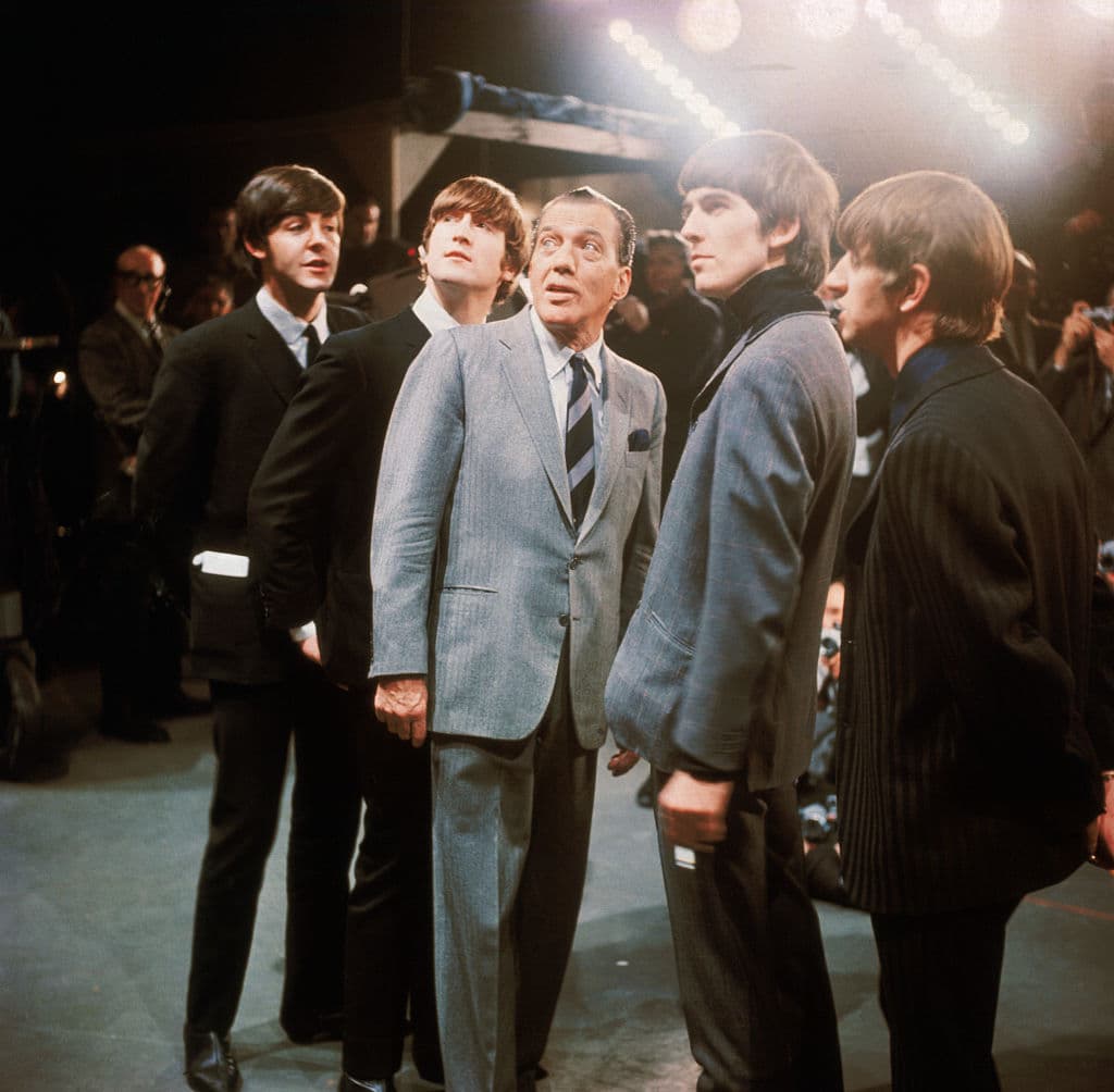 Bettmann/Getty Images The Beatles with Ed Sullivan.