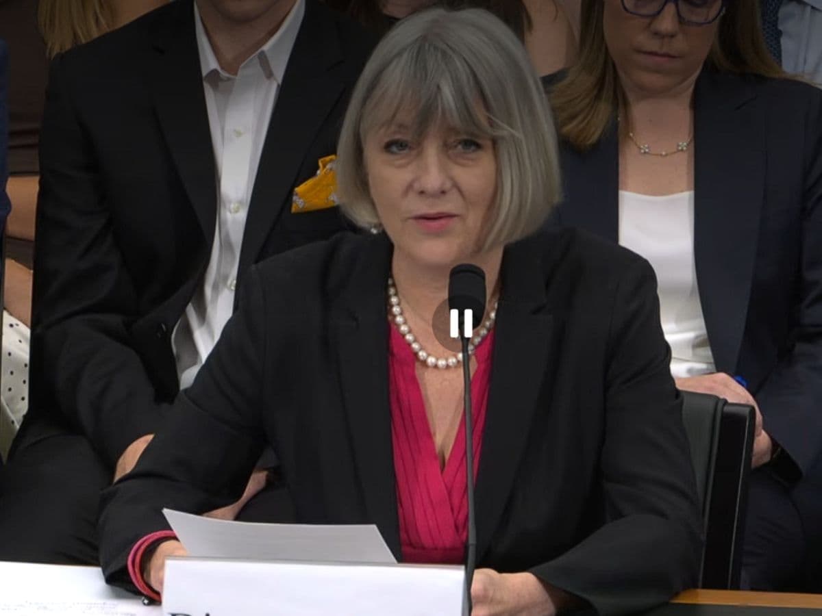 House Committee on Oversight and Government Reform The head of the Smithsonian's National Museum of American History, Anthea Hartig, testifies on Capitol Hill on July 21, 2026.
