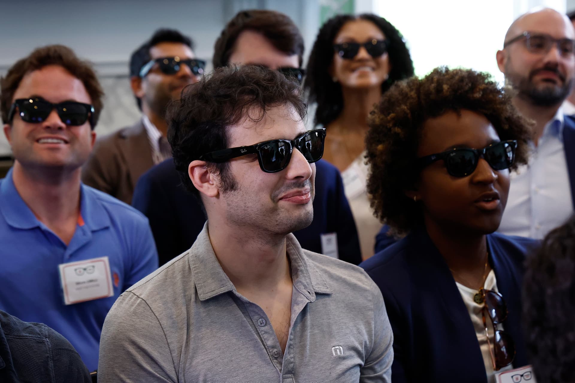 Paul Morigi/Getty Images Guests wear Meta Ray-Ban smart glasses during a White House Correspondents Association lunch hosted by the Washington AI Network at Washington, D.C., on April 25, 2025.