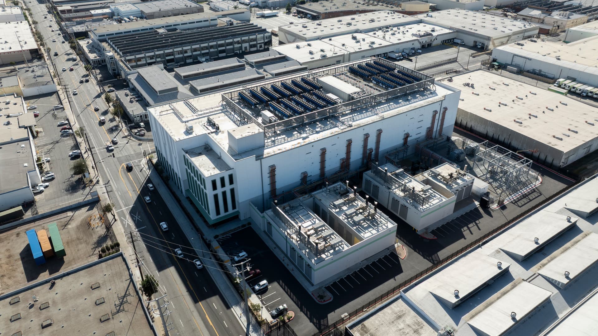 Getty Images A data center facility at Vernon, California.