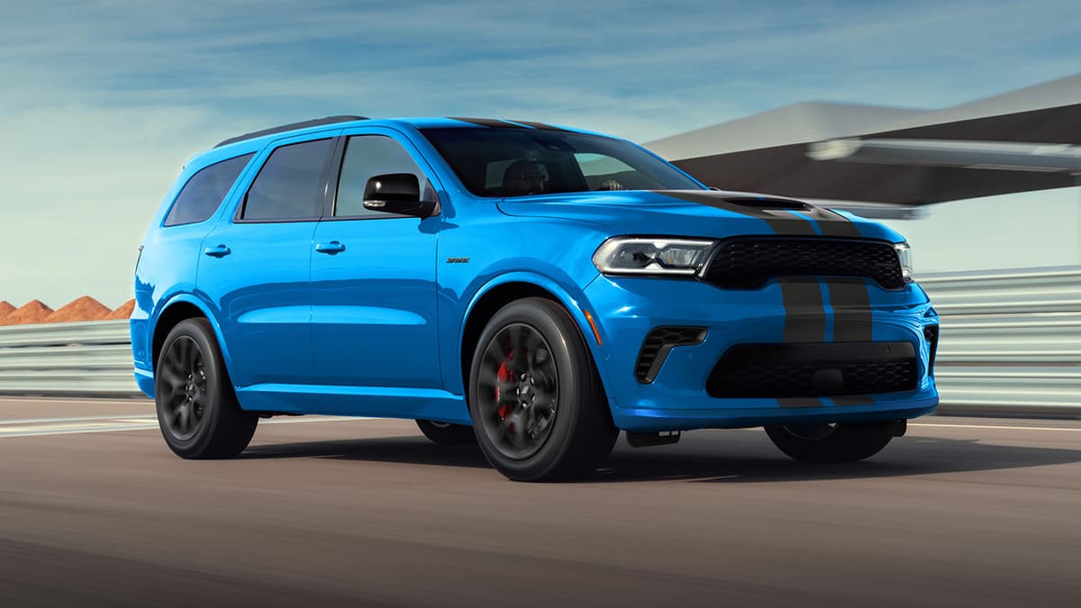 Dodge The Dodge Durango R/T 392 is a V8-powered three-row SUV.