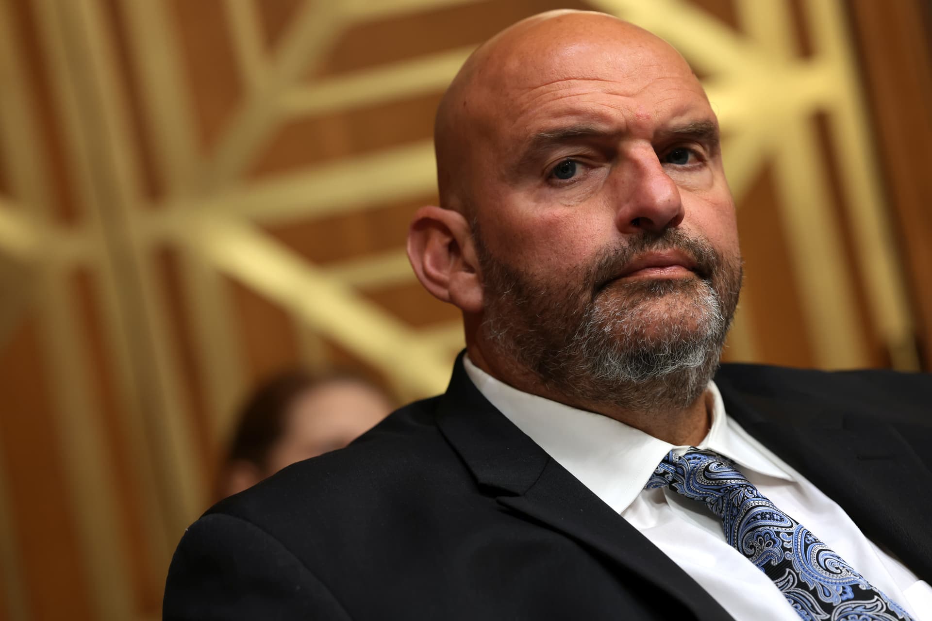 Anna Moneymaker/Getty Images Senator John Fetterman on July 29, 2026 at Washington, D.C.