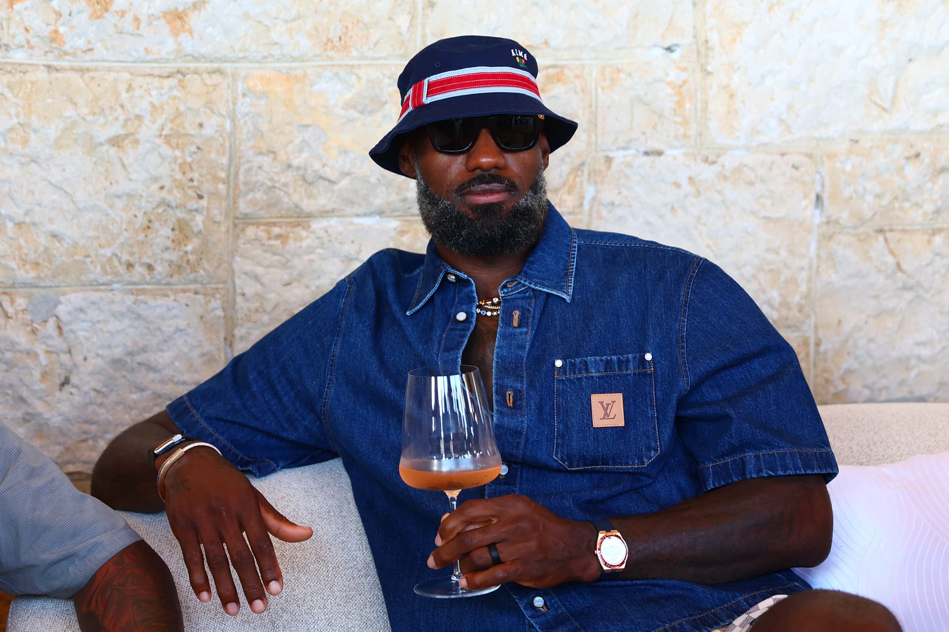 Joe Portlock/Getty Images Basketball Player and Team AlUla Co-Owner, Lebron James looks on in the E1 Owners Suite during the E1 Series Dubrovnik GP on June 13, 2026 in Dubrovnik, Croatia.