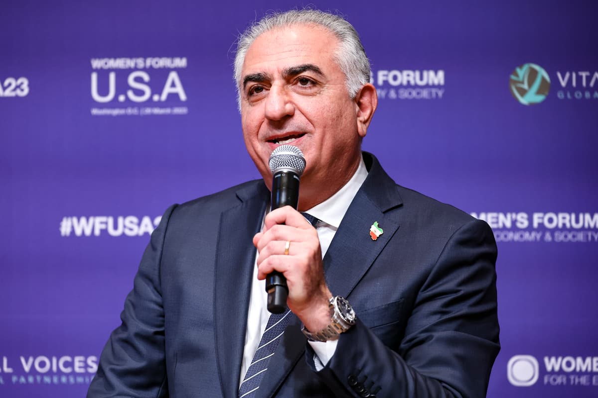 Paul Morigi/Getty Images Reza Pahlavi on March 29, 2023 at Washington, D.C.