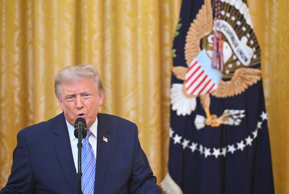 Saul Loeb/pool via AP President Trump speaks at the White House, July 16, 2026.