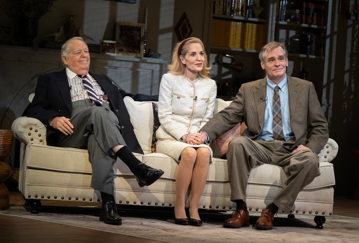 Joan Marcus Dakin Matthews, Jean Lichty, and Robert Sean Leonard in 'An American Daughter.'