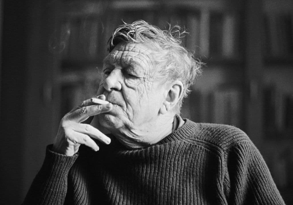 Neil Libbert/Getty Images W. H. Auden at St John's Wood, London, 1972.
