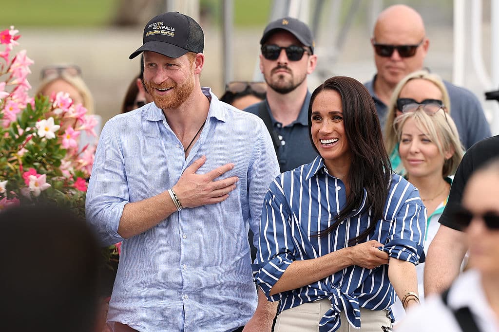 Cameron Spencer/Getty Images Prince Harry, Duke of Sussex and Meghan, Duchess of Sussex on April 17, 2026 at Sydney, Australia.