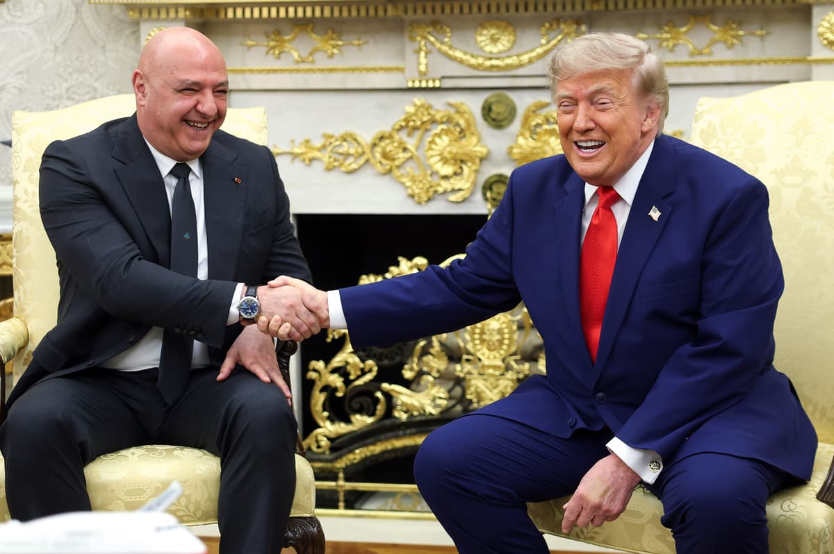 Kevin Dietsch/Getty Images President Trump shakes hands with President of Lebanon Joseph Aoun during a bilateral meeting in the Oval Office of the White House on July 21, 2026.