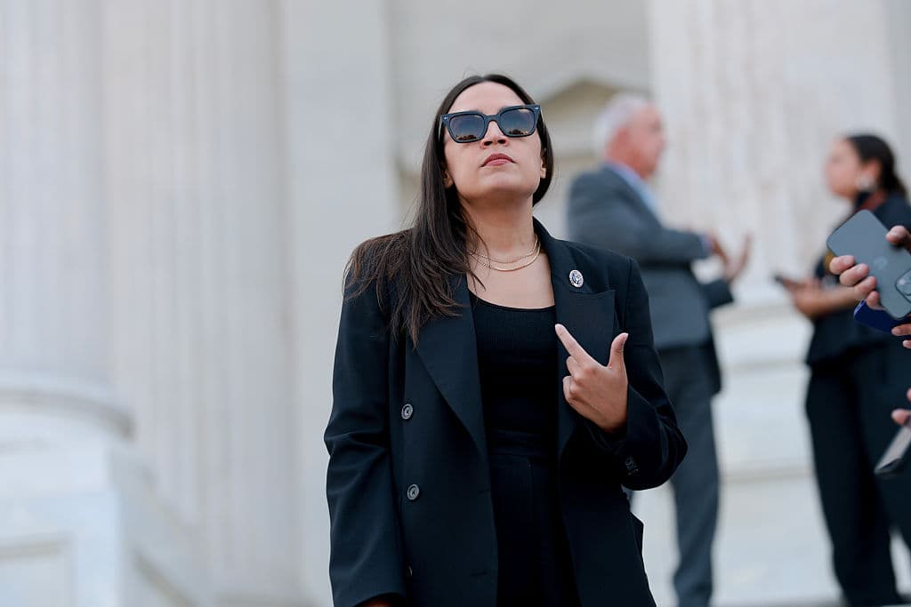 Anna Moneymaker/Getty Images Congresswoman Alexandria Ocasio-Cortez at the Capitol on July 22, 2026 at Washington, DC.