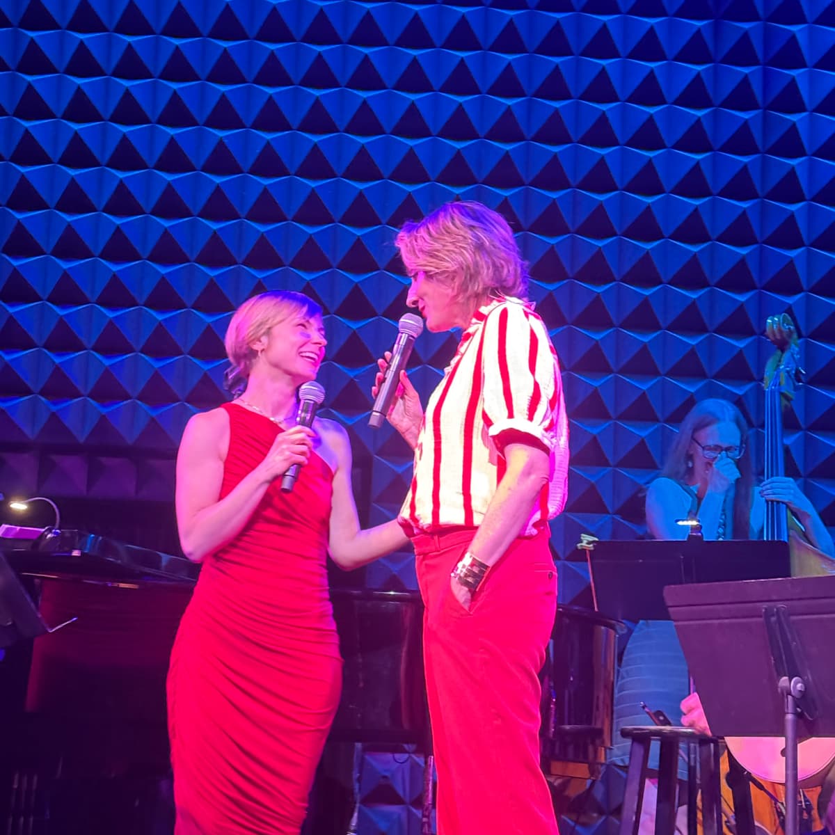 David Rosen Kat Edmondson and Elizabeth Bougerol at Joe's Pub.