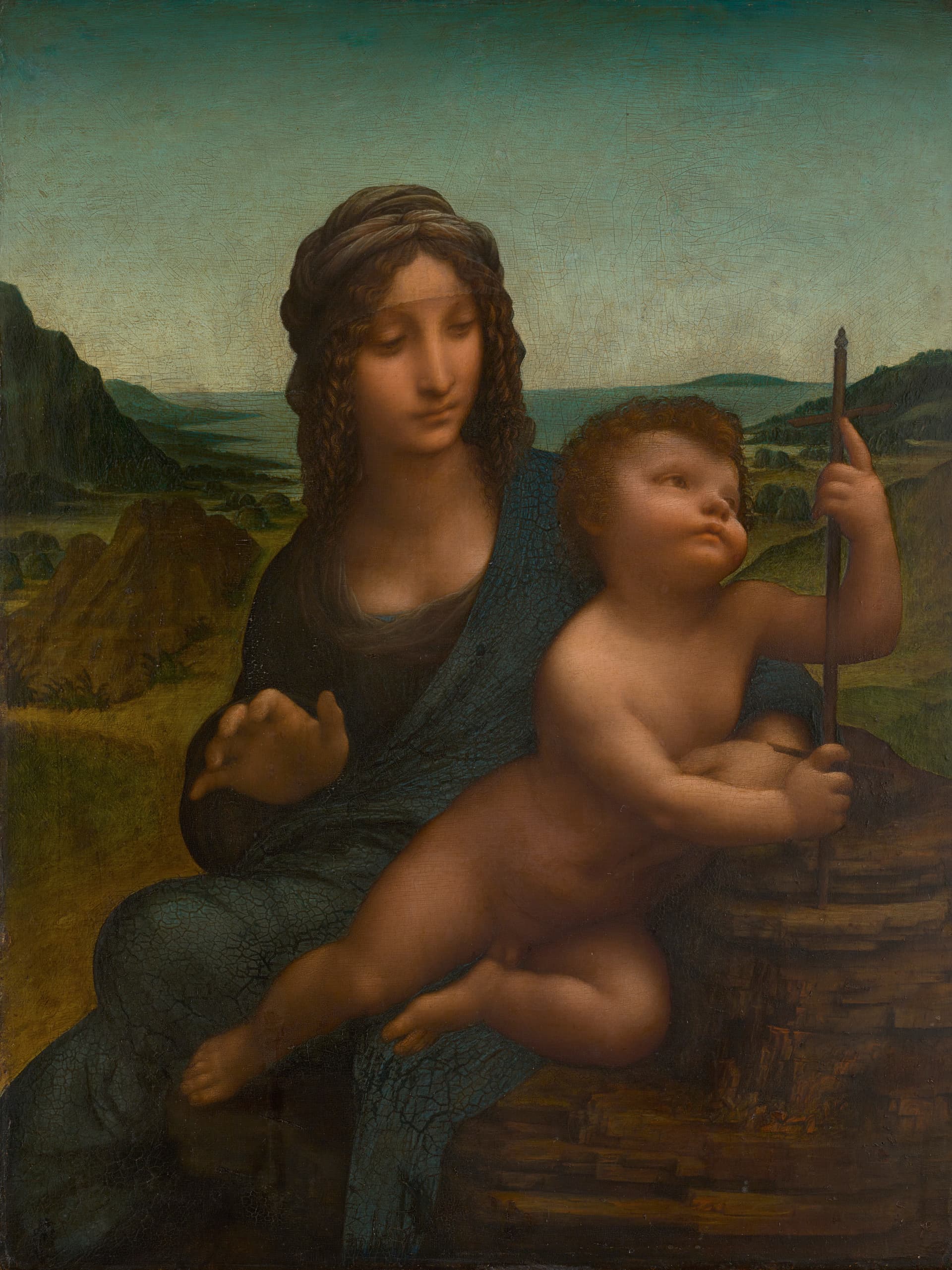 Wikimedia Commons 'Madonna of the Yarminder,'by Leonardo da Vinci, ca. 1501.